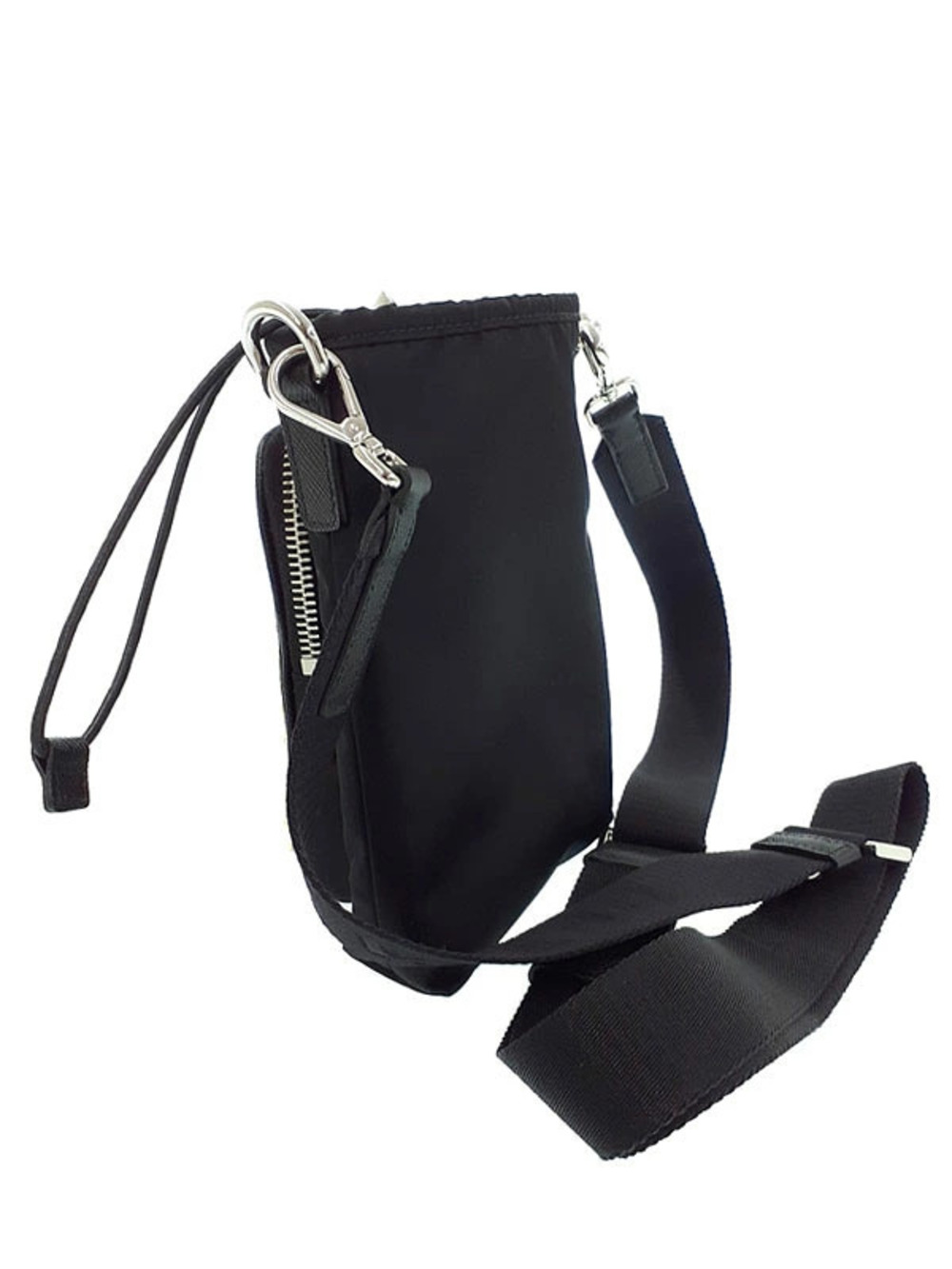 Prada Re Shoulder Case Smartphone Bag Black
